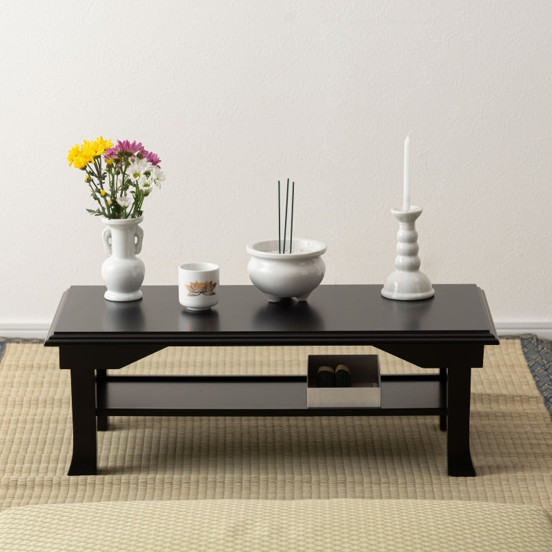 テーブル 折りたたみ式 法事・お座敷に馴染む和モダンな天然木ミニテーブル