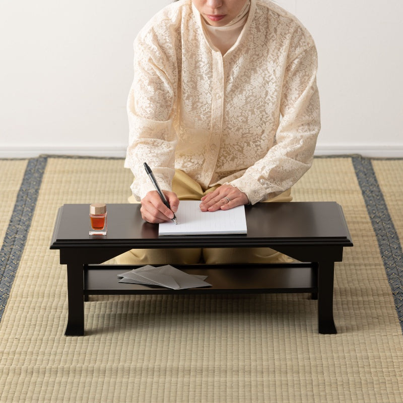 テーブル 折りたたみ式 法事・お座敷に馴染む和モダンな天然木ミニテーブル