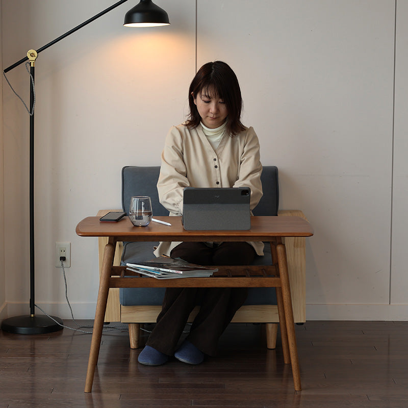 ソファ専用のハイテーブル リモートワークに最適