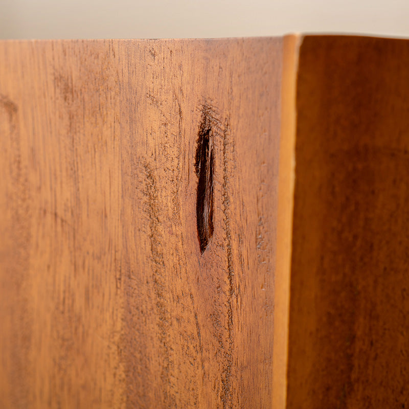 植物を鉢のまま入れるだけウッドプランターL