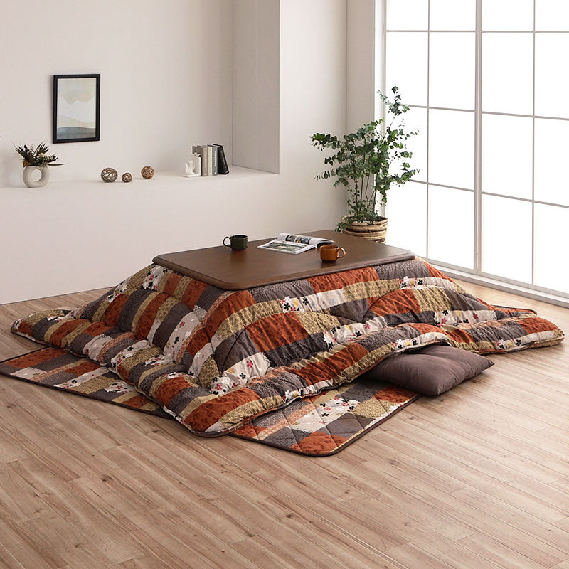 【掛敷セット】和柄のこたつ布団掛敷セット 京好み 日本製のプリントらしい上質な質感と繊細な文様 こたつ掛け布団と敷き布団2点セット