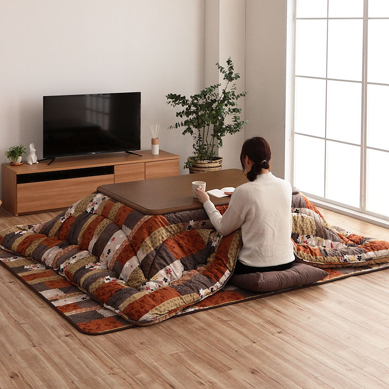 【掛敷セット】和柄のこたつ布団掛敷セット 京好み 日本製のプリントらしい上質な質感と繊細な文様 こたつ掛け布団と敷き布団2点セット