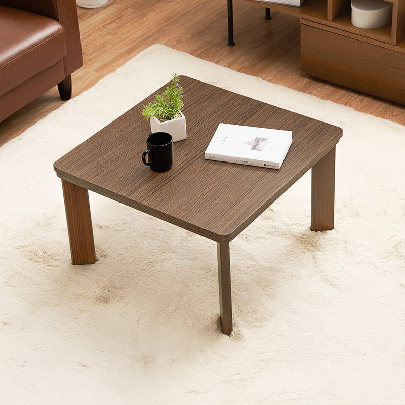 シンプルな木目調のひとり暮らしでも使いやすいコンパクトこたつテーブル 60×60cm