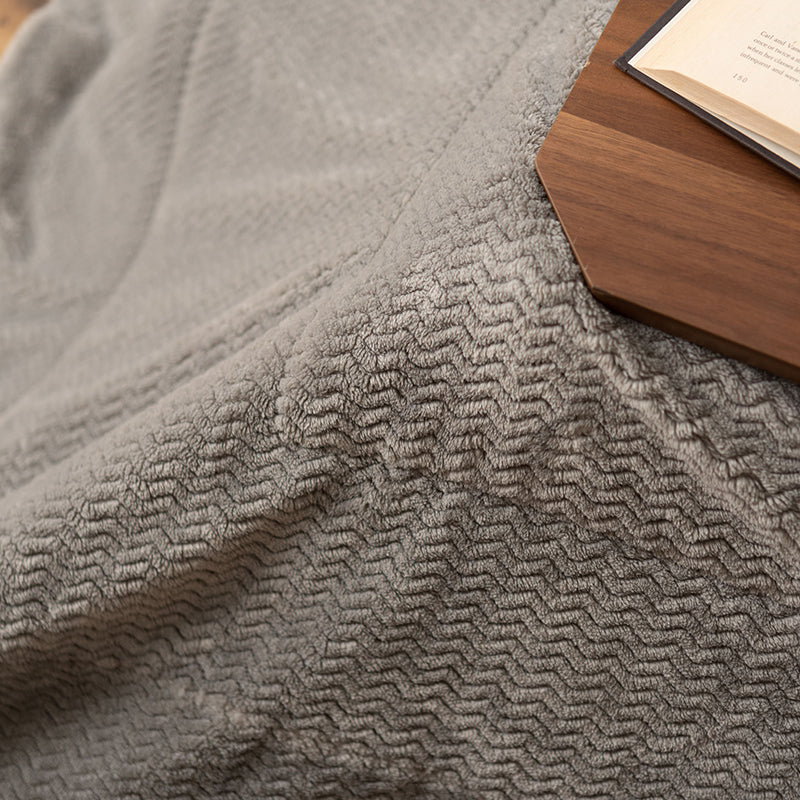 薄掛けこたつ布団 正方形 ずっと触れていたくなるなめらか立体柄 裏面フリースで熱を逃さない