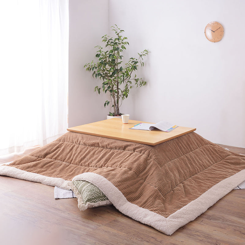 こたつ布団 生活感を抑えたシンプルデザイン「お部屋のテイストに合わせて選べる5色」の薄掛け長方形タイプ