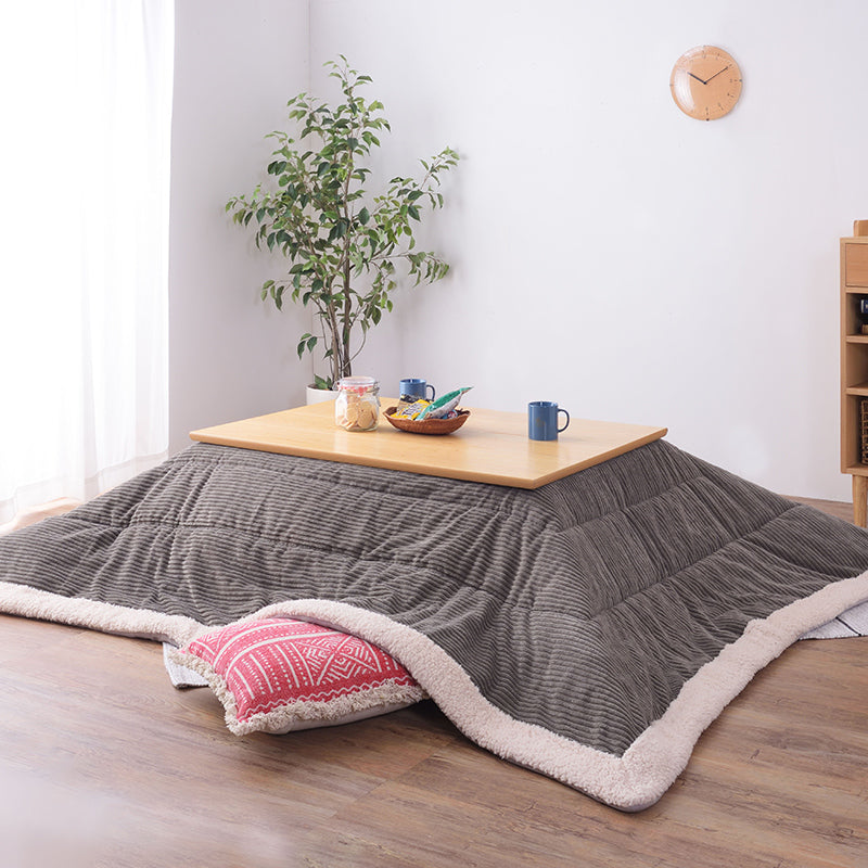 こたつ布団 生活感を抑えたシンプルデザイン「お部屋のテイストに合わせて選べる5色」の薄掛け長方形タイプ