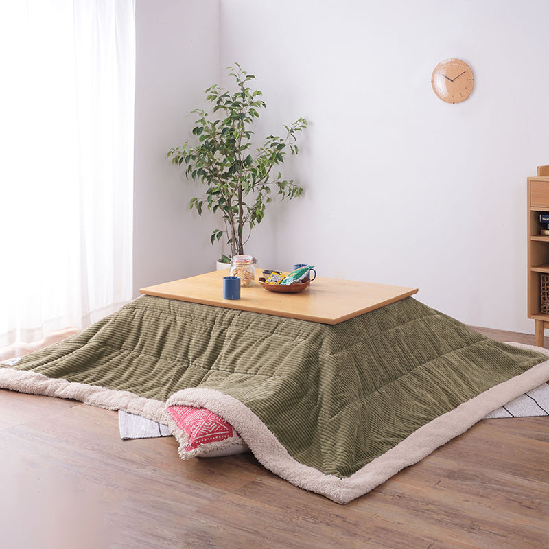 こたつ布団 生活感を抑えたシンプルデザイン「お部屋のテイストに合わせて選べる5色」の薄掛け長方形タイプ
