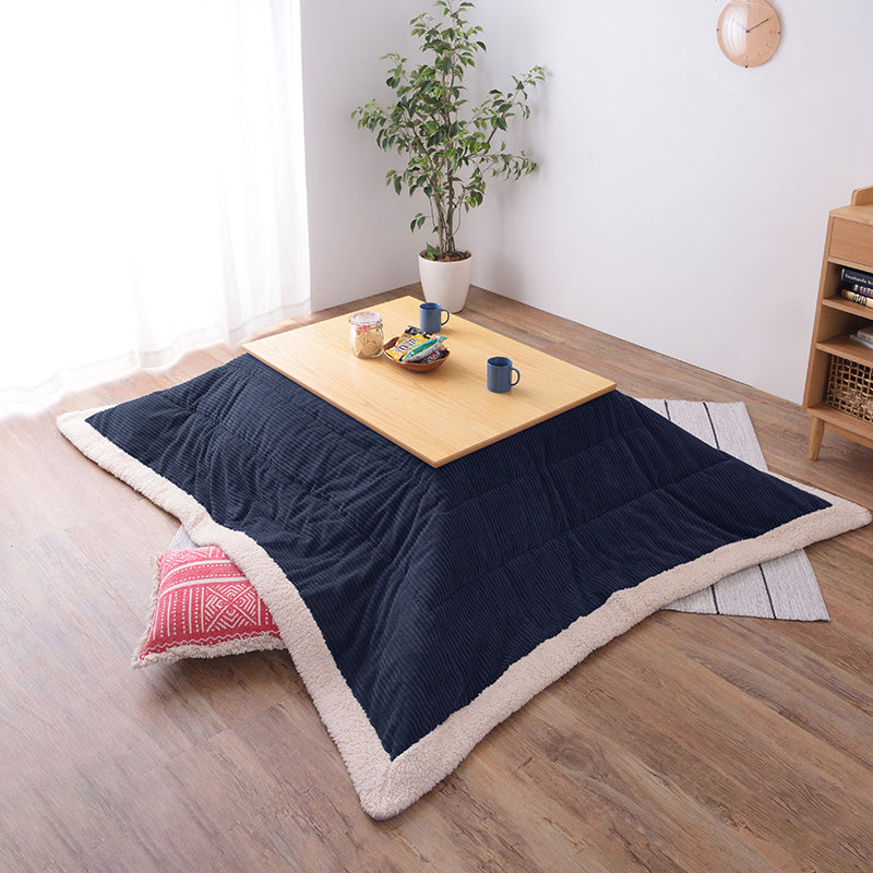 こたつ布団 生活感を抑えたシンプルデザイン「お部屋のテイストに合わせて選べる5色」の薄掛け長方形タイプ