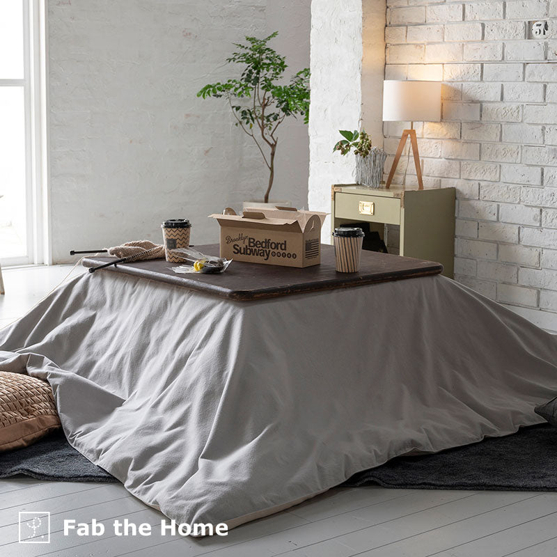 ふんわりなめらか あったか起毛生地のフランネルこたつ布団カバー コットンフランネル【Fab the Home】