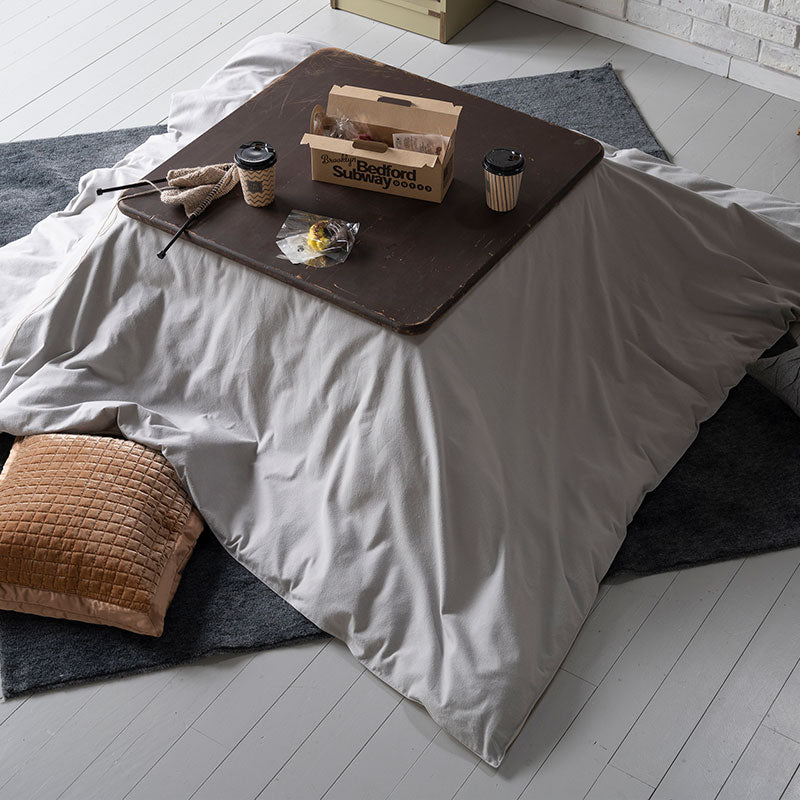 ふんわりなめらか あったか起毛生地のフランネルこたつ布団カバー コットンフランネル【Fab the Home】