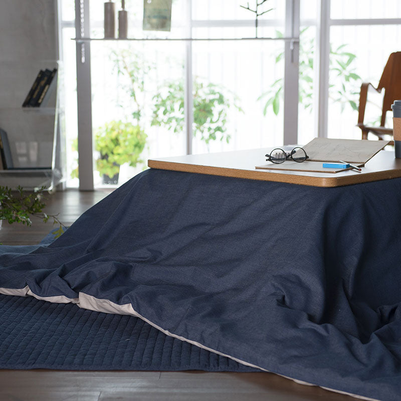 やさしいソフトな肌ざわりのデニムこたつ布団カバー ライトデニム【Fab the Home】