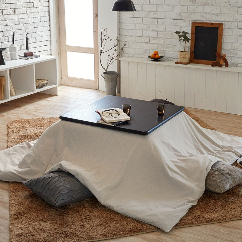 ふんわり杢糸ジャカードニットこたつ布団カバー ヘリンボーンニット【Fab the Home】