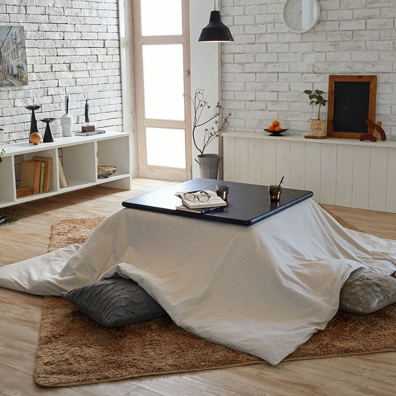 ふんわり杢糸ジャカードニットこたつ布団カバー ヘリンボーンニット【Fab the Home】