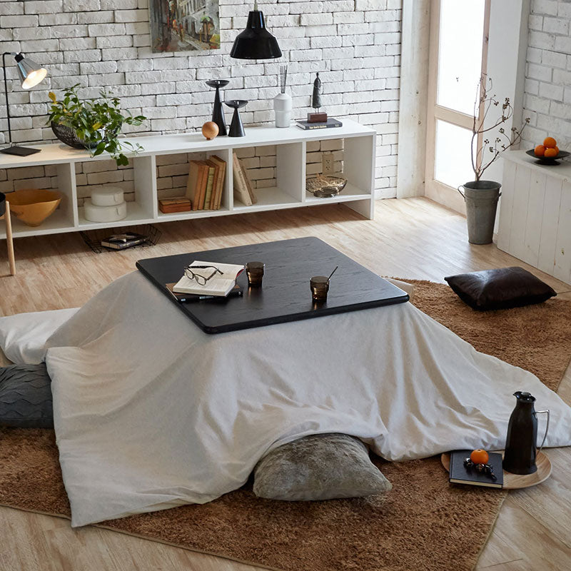 ふんわり杢糸ジャカードニットこたつ布団カバー ヘリンボーンニット【Fab the Home】