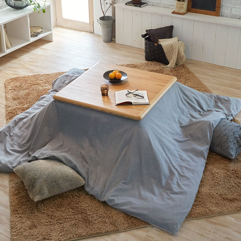 ふんわり杢糸ジャカードニットこたつ布団カバー ヘリンボーンニット【Fab the Home】