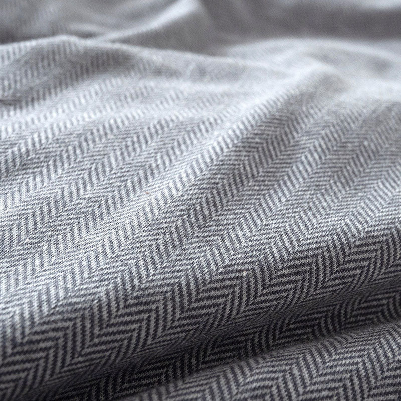 ふんわり杢糸ジャカードニットこたつ布団カバー ヘリンボーンニット【Fab the Home】