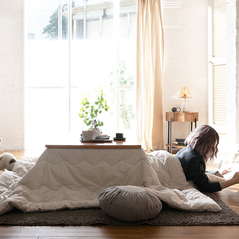 丸洗いできるこたつ掛け布団 ソリッド【Fab the Home】