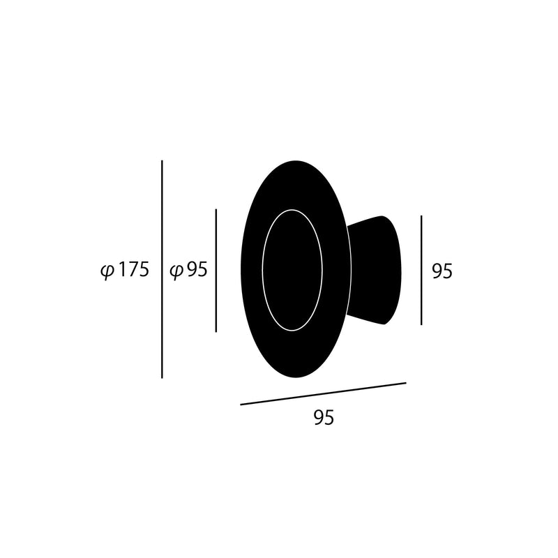 ウォールライト Eclipse LED-wall light (S)