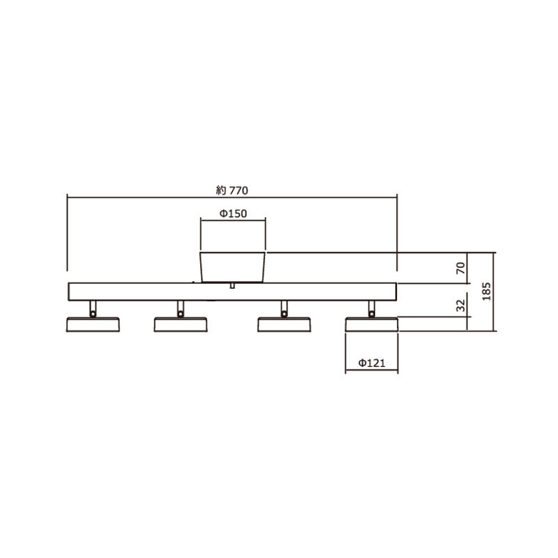 シーリングライト RUMANI4 CEILING LIGHT
