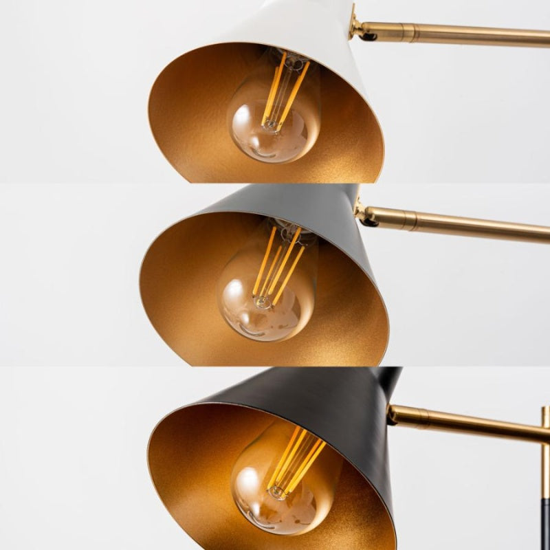 フロアライト 調整自在のシェードで手元も空間も美しく照らす照明