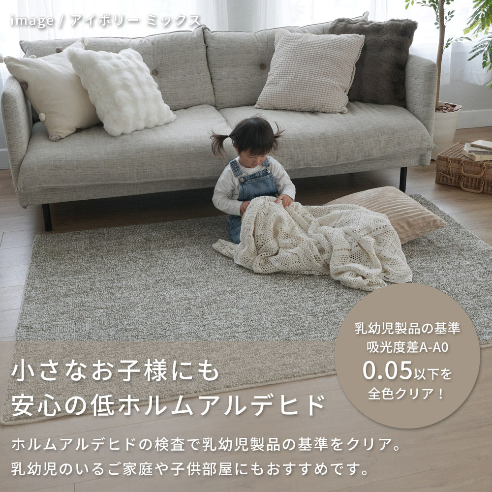 洗える抗菌・防臭・防ダニ ミックスラグ