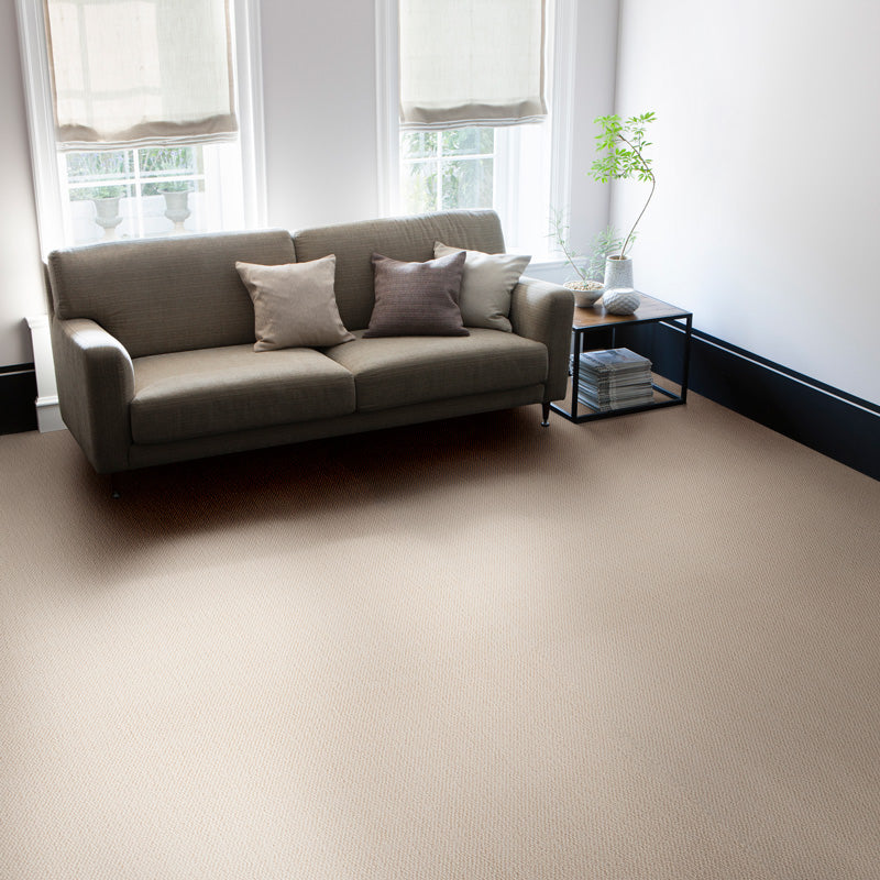 【サイズオーダー対応】無地調のなかに凹凸がある防音・防ダニカーペット