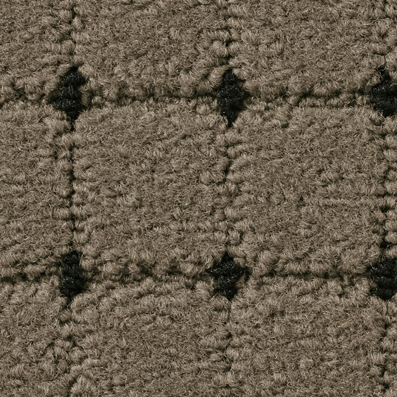 【オーダーカーペット】深みのあるテクスチャーにアクセントカラーのドットを入れたデザインのカーペット