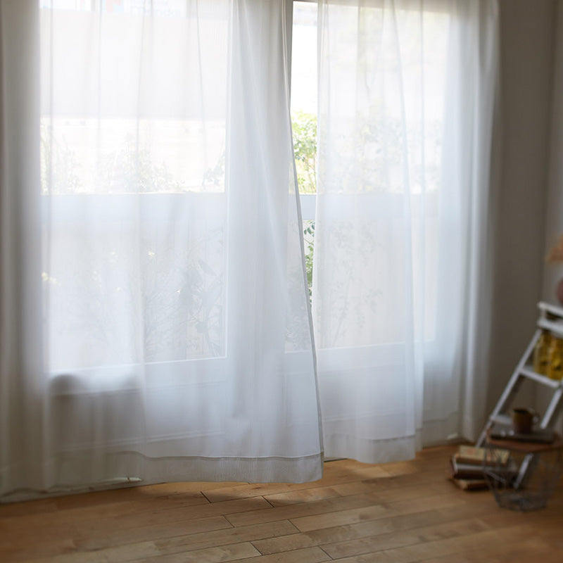【サイズオーダー】外の目線が気にならないミラーレースカーテン 1枚入り