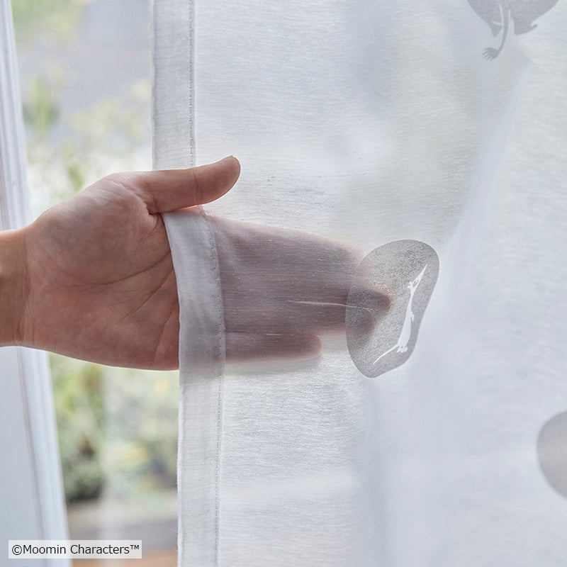 MOOMIN おしりドットボイル レースカーテン 1枚入り