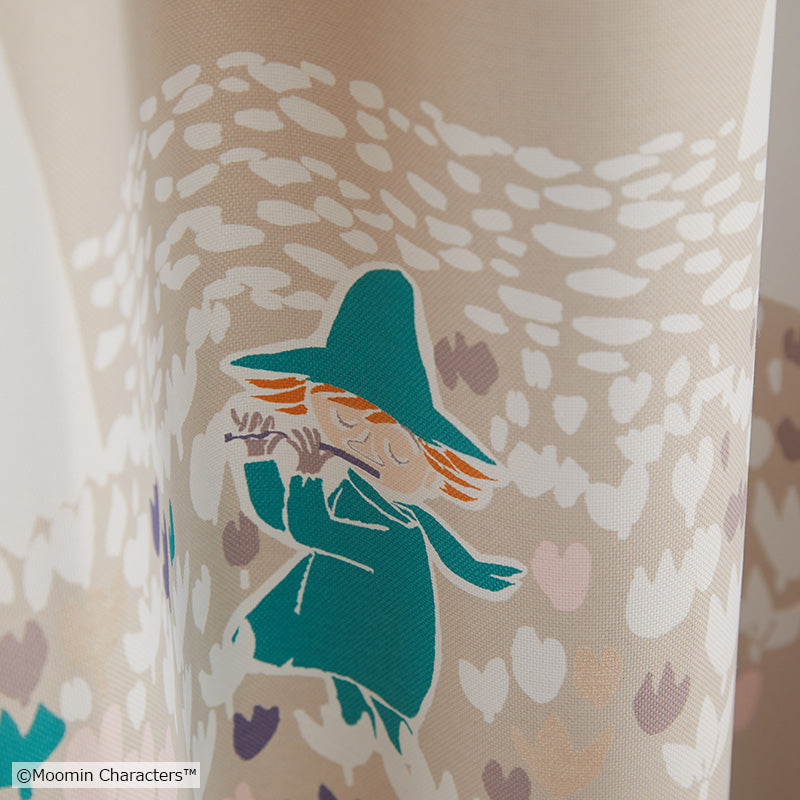 MOOMIN ソフトメロディー 遮光2級カーテン 1枚入り
