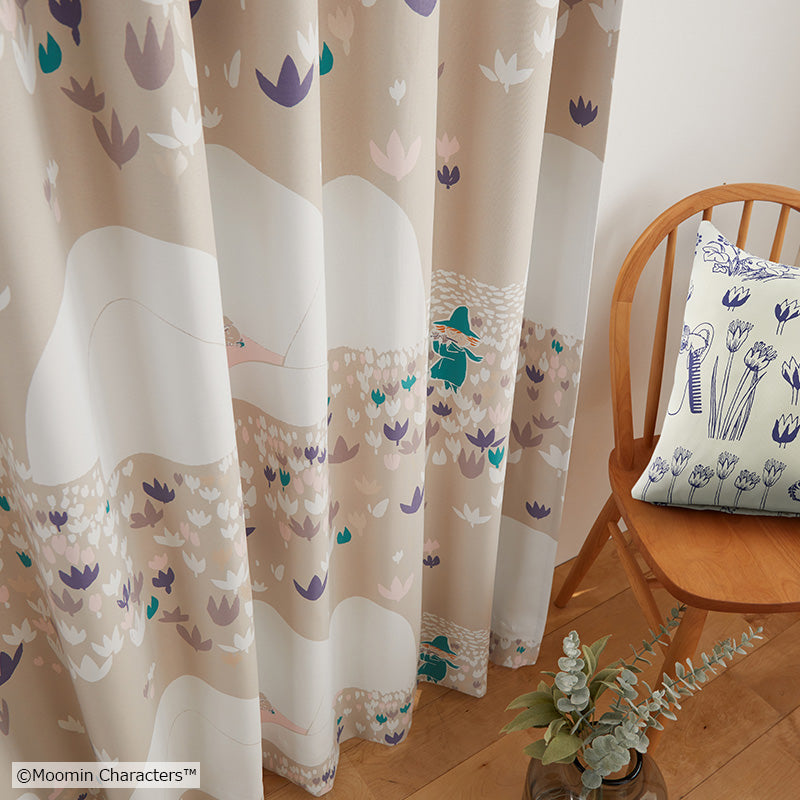 MOOMIN ソフトメロディー 遮光2級カーテン 1枚入り