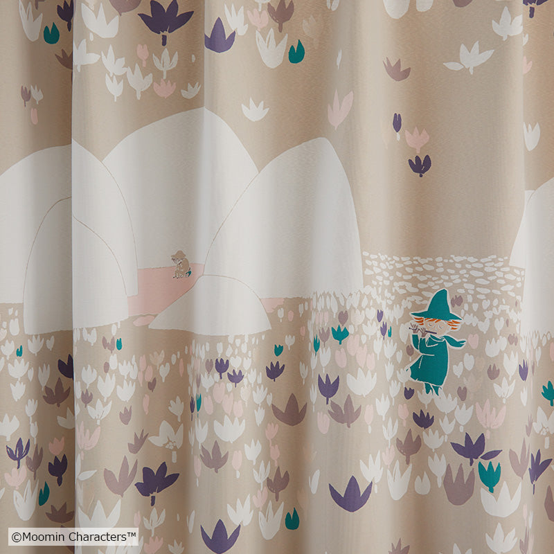 MOOMIN ソフトメロディー 遮光2級カーテン 1枚入り