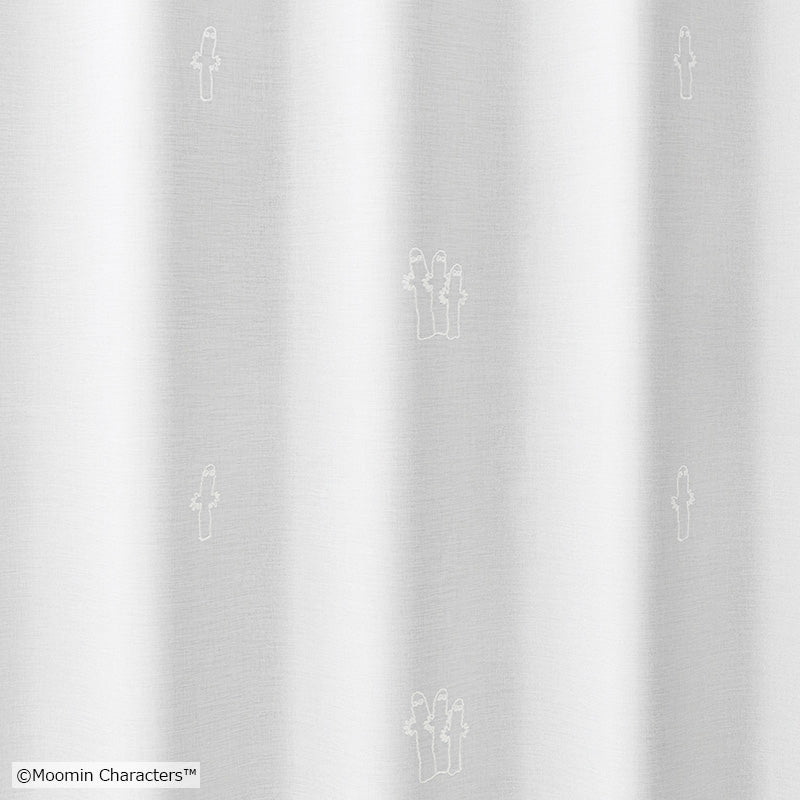 MOOMIN ニョロニョロボイル レースカーテン 1枚入り