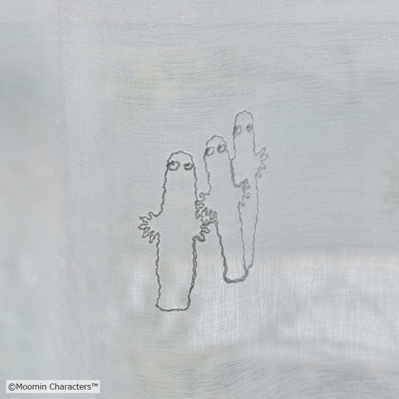 MOOMIN ニョロニョロボイル レースカーテン 1枚入り