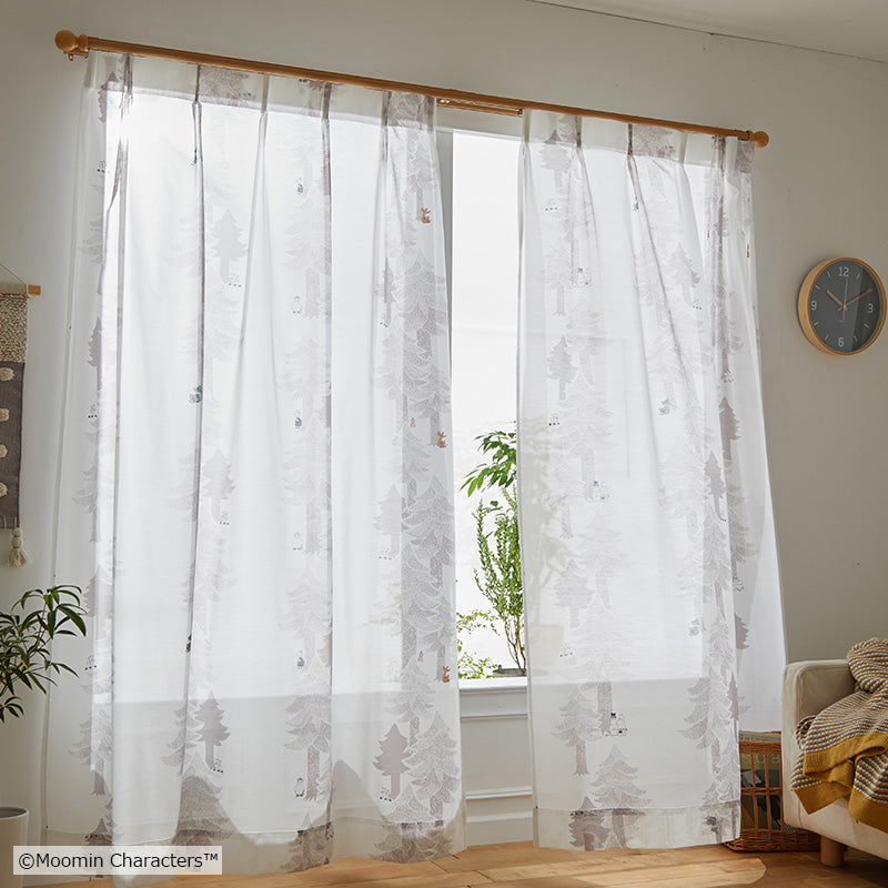 MOOMIN プート レースカーテン 1枚入り