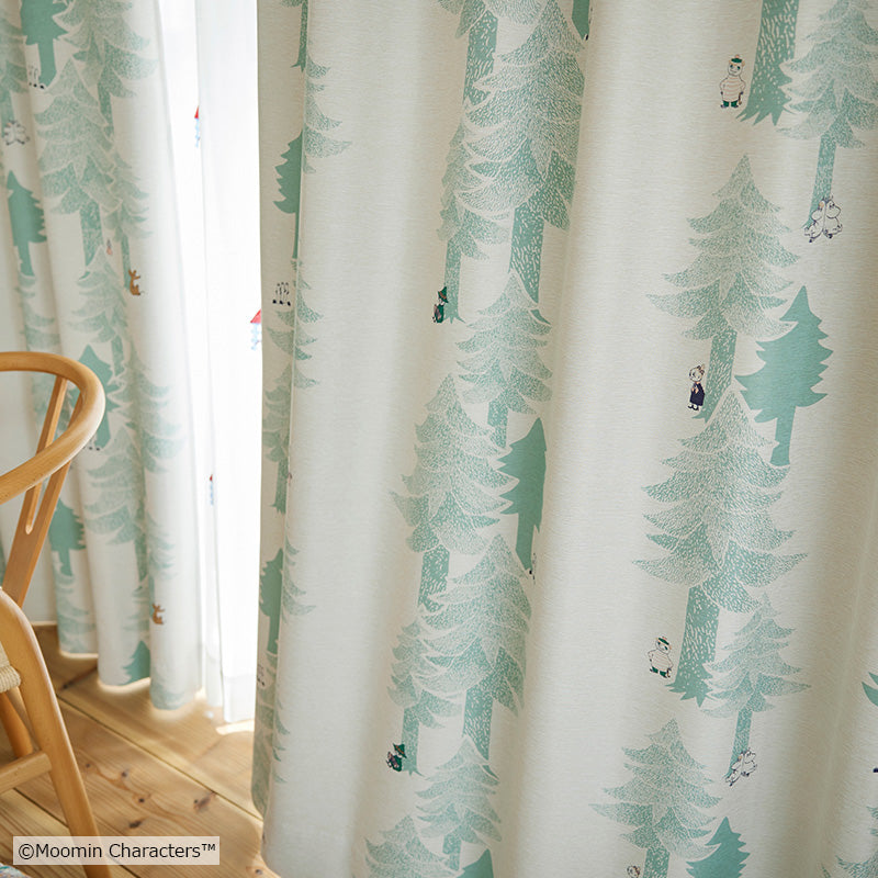MOOMIN プートドレープ 遮光2級カーテン 1枚入り