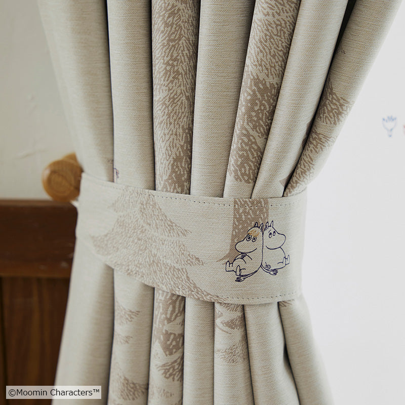 MOOMIN プートドレープ 遮光2級カーテン 1枚入り