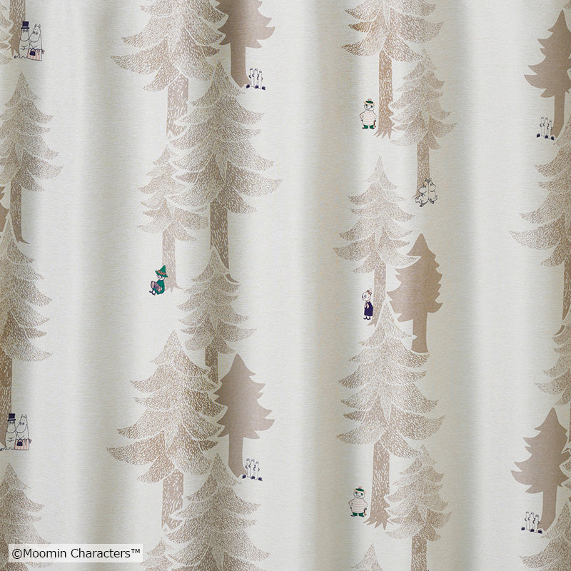 MOOMIN プートドレープ 遮光2級カーテン 1枚入り