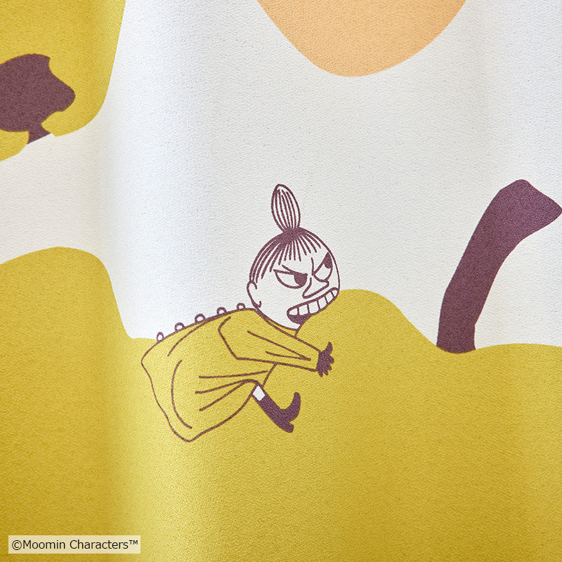 MOOMIN リンゴガブリ! 遮光2級・遮光3級カーテン 1枚入り
