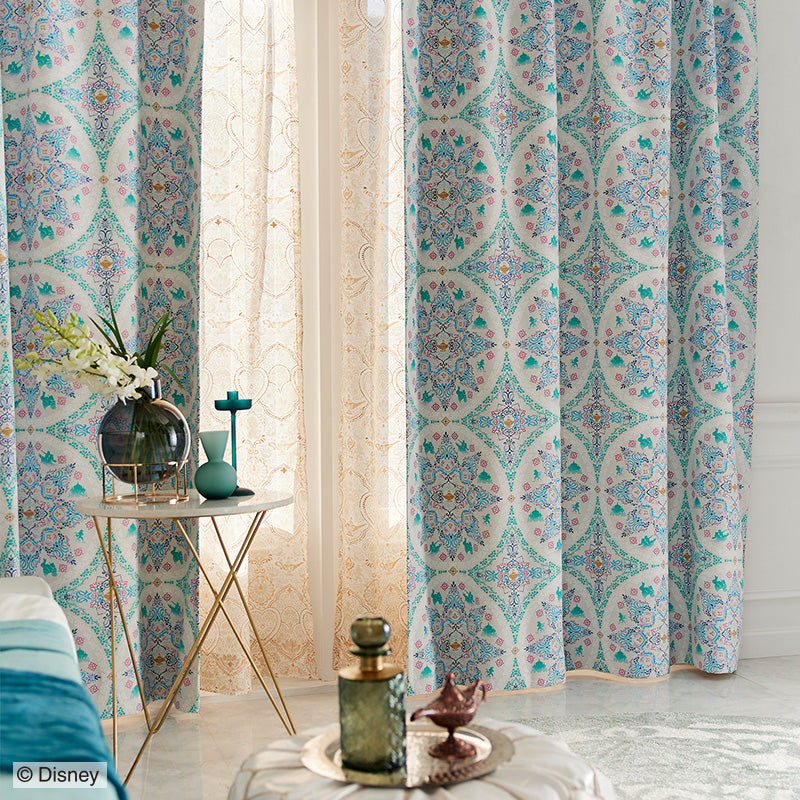 Disney ディズニー PRINCESS / Magic lamp 遮光2級カーテン 1枚入り
