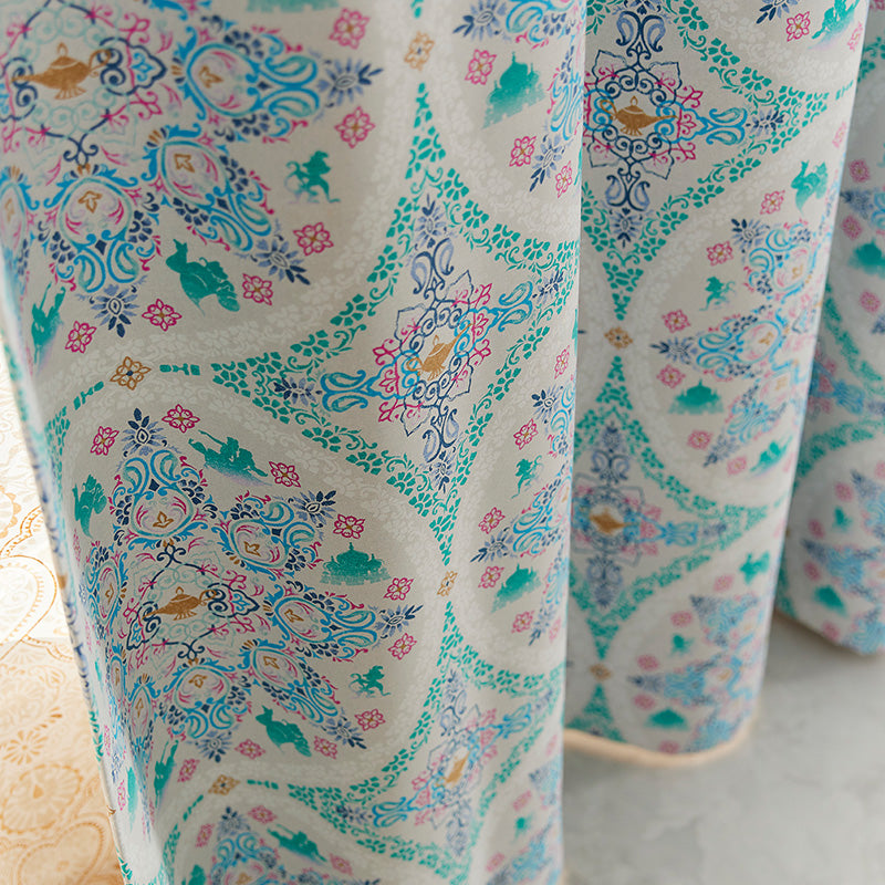 Disney ディズニー PRINCESS / Magic lamp 遮光2級カーテン 1枚入り