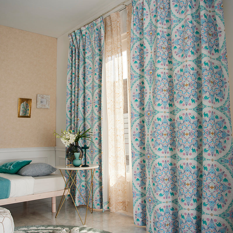 Disney ディズニー PRINCESS / Magic lamp 遮光2級カーテン 1枚入り