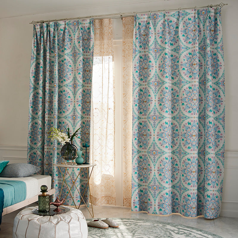 Disney ディズニー PRINCESS / Magic lamp 遮光2級カーテン 1枚入り