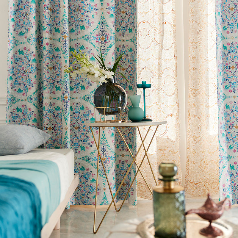 Disney ディズニー PRINCESS / Magic lamp 遮光2級カーテン 1枚入り