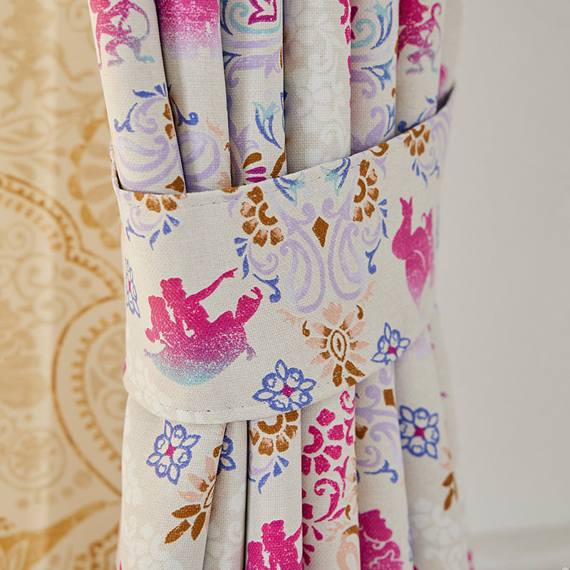 Disney ディズニー PRINCESS / Magic lamp 遮光2級カーテン 1枚入り