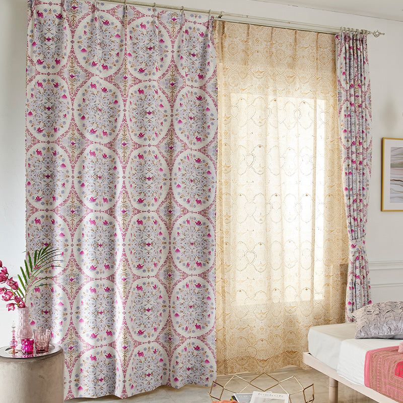 Disney ディズニー PRINCESS / Magic lamp 遮光2級カーテン 1枚入り