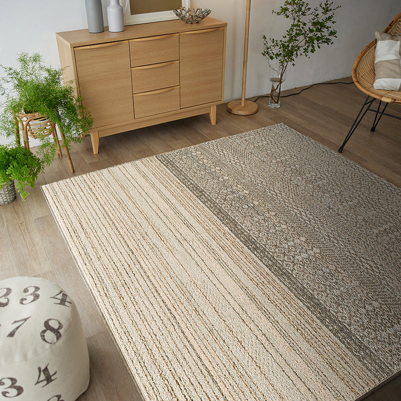 ナチュラルで美しい織り模様の防音ラグ