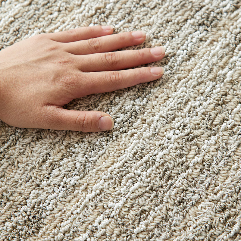 ナチュラルで美しい織り模様の防音ラグ