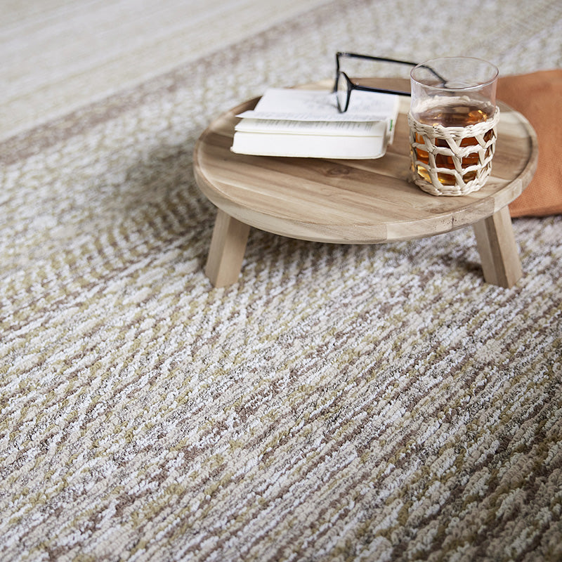 ナチュラルで美しい織り模様の防音ラグ