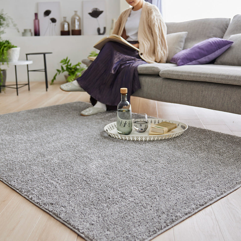 どんなお部屋にもコーディネートしやすい洗える無地のラグ Reflet - ルフレ